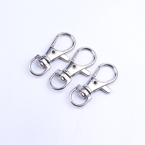 Manufacturer hook buckle zinc alloy key chain metal dog buckle DIY jewelry hardware jewelry accessories pendant