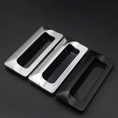 Factory Direct Supply of LS122 Zinc/Aluminum Alloy Embedded Industrial Enclosure Electromechanical Cabinet Door Invisible Pull Handle Wholesale