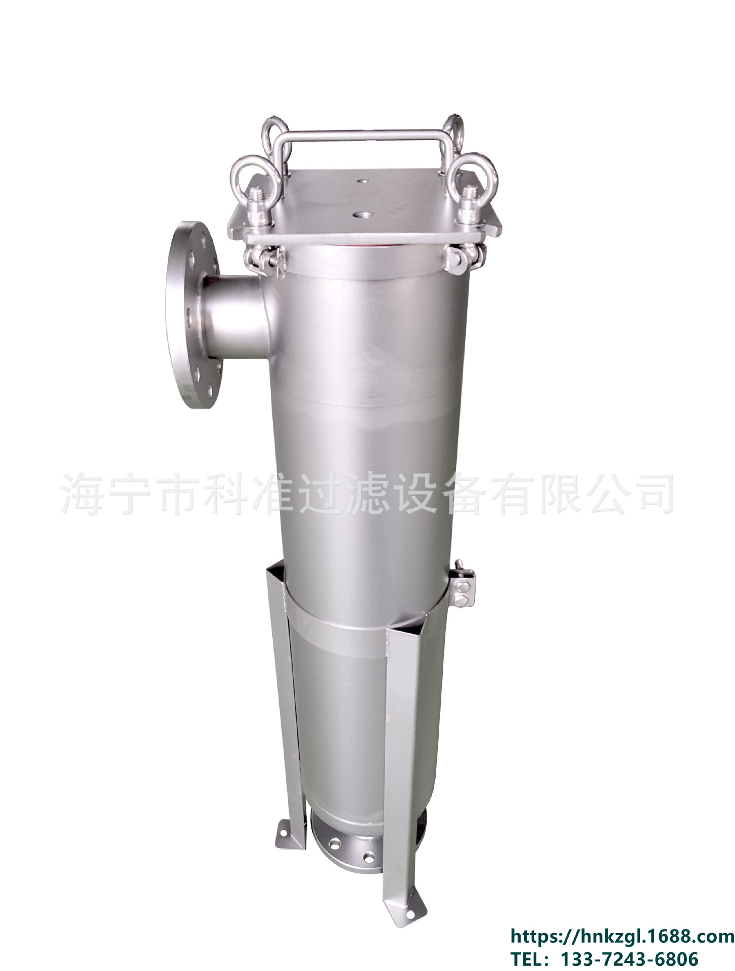 厂家不锈钢液体袋式过滤器   滤袋过滤器（Φ180*430/Φ180*810）