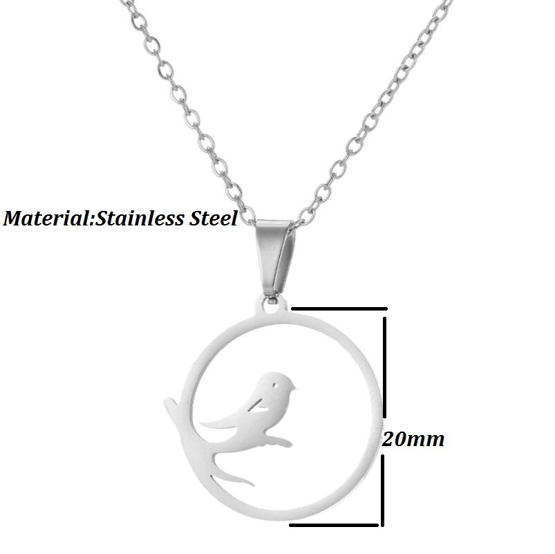 201 Stainless Steel 18K Gold Plated Simple Style Plating Moon Flower Necklace display picture 5