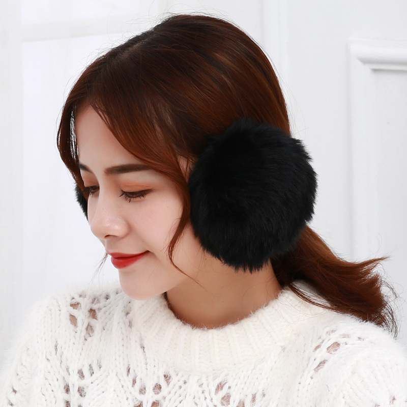 Korean Edition lady winter Earmuff Imitation fur keep warm Ear package Cartoon Cold proof thickening Versatile