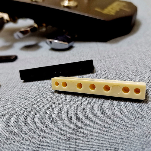 Folk guitar saddle, saddle, bridge, bridge, white and black guitar saddle, guitar accessories