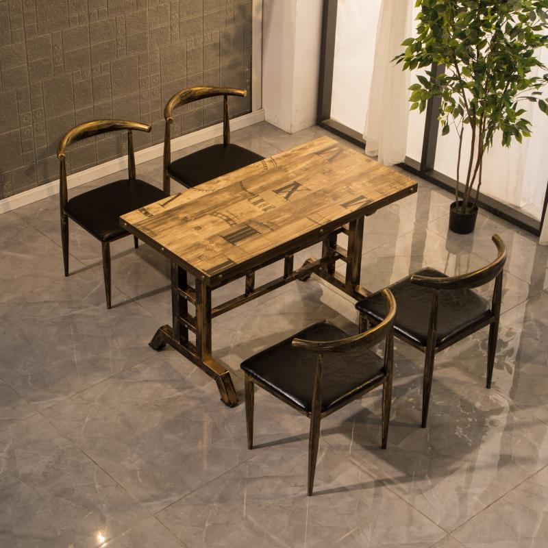 테이블 1 개 4 의자 콤비네이션 7 개 (해 구문자) I자 브라켓