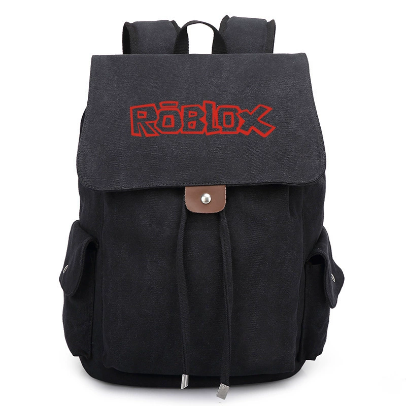 Двумерный аниме вокруг ROBLOX мужской и женский школьный рюкзак студент школьная сумка