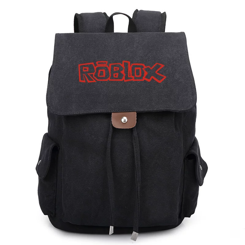 Двумерный аниме вокруг ROBLOX мужской и женский школьный рюкзак студент школьная сумка