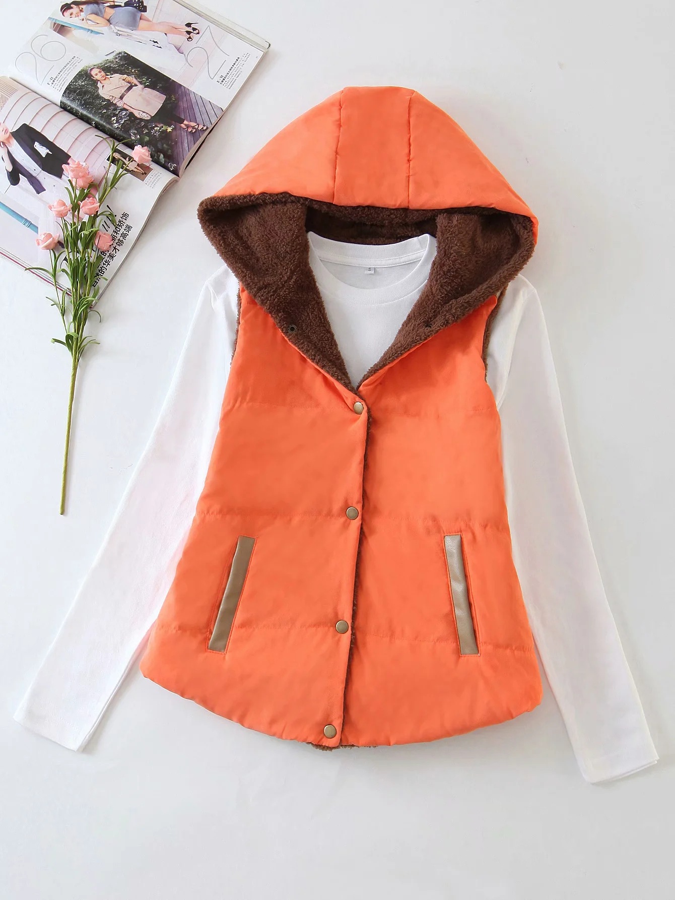 Gilet femme en coton - Ref 3434818 Image 6