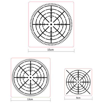 Cross border hot selling Mandala Stone painting DIY Hand drawn Datura Template auxiliary painting tool Template