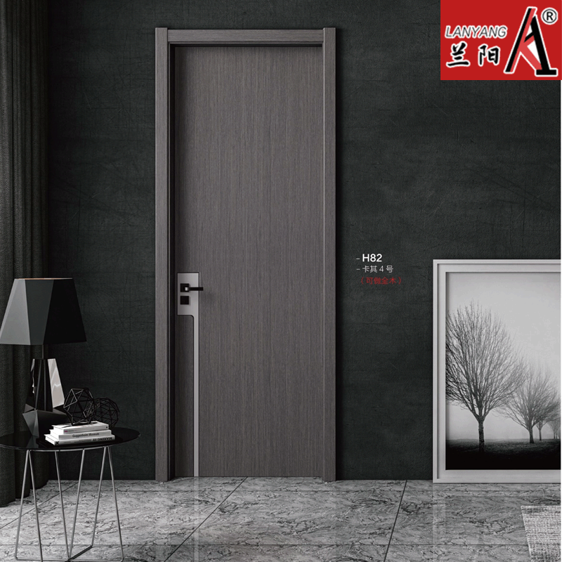 Lan Yang Light series New Chinese style Simplicity Wooden doors School engineering customized Room indoor Bedroom door