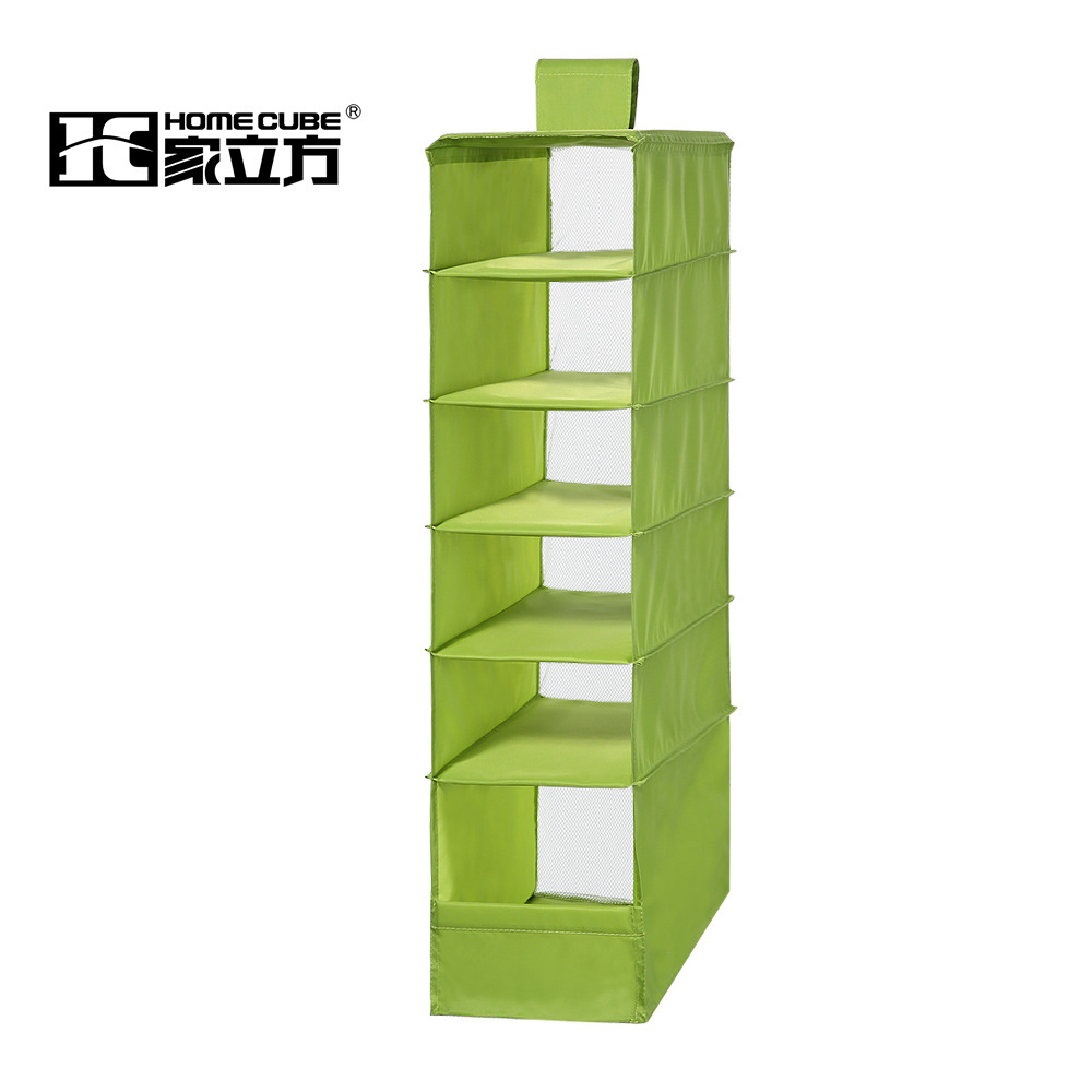Bolsa colgante para guardar ropa interior, ropa de tela, almacenamiento colgante con múltiples compartimentos tipo cajón, almacenamiento tridimensional para dormitorio. image 7