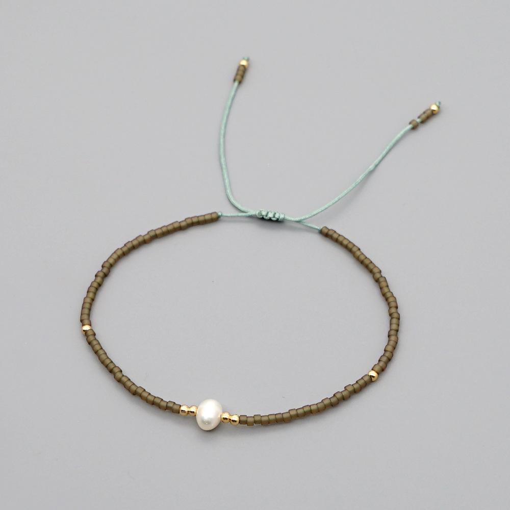 Perles De Riz D&#39;été Myuki Tissées À La Main Perles D&#39;eau Douce Naturelles Bracelet Simple En Gros display picture 63