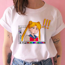 Sailor Moon t shirt women 日本动漫美少女战士月野兔周边T恤