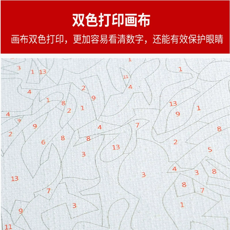 Безрамная DIY цифровая живопись маслом (Yiwu Xuanyi) 40×50 см — животные и пейзажи, ручная раскраска "hand-painted look"