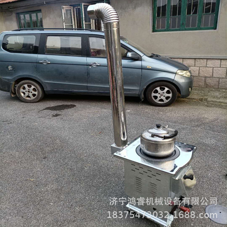 海南节能猛火无烟灶 农村省柴炊事烤火炉 铁锅炖圆形灶台|ru