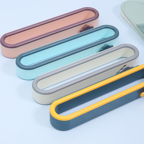 F554 Yunduo shoe rack wall-mounted slipper rack household punch-free simple shoe rack bathroom plastic shoe storage rack