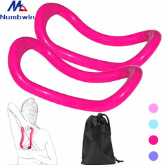 Yoga Ring Set of Three Fitness Yoga Stretching Resistance Circle Pilates Fitness Ring Fascia Stretching Ring Magic Ring Set