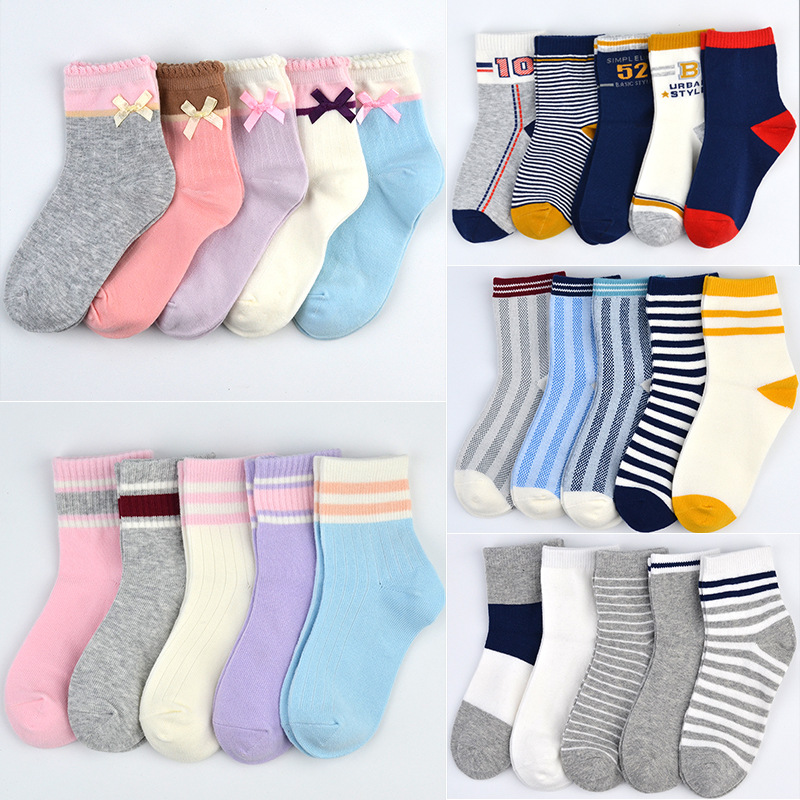 Children's socks spring and autumn new c...