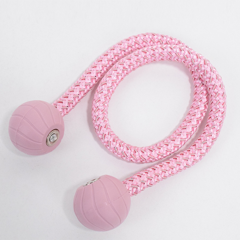 厂家直销窗帘扣批发 魔球磁扣涤纶丝绑带现代简约窗帘绑带定制|ms