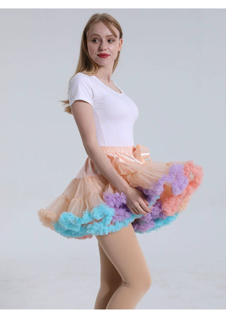 Юбка, стильLolita, тюль
