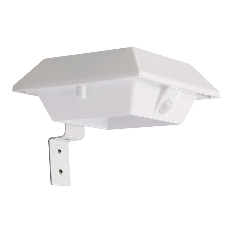 2021太阳能人体感应红外屋檐灯具 花园照明壁灯 户外高亮LED贴片