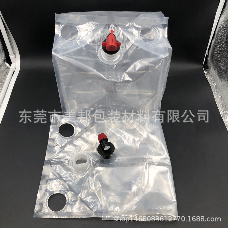 现货立式蝴蝶阀龙头阀盒中袋 饮用水折叠BIB立体袋有货 阀门袋