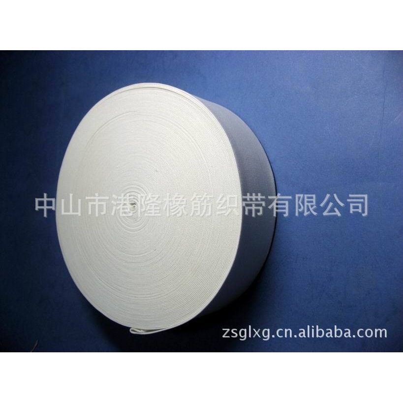 38mm针织松紧带 钩编带织带 瑞士生态纺织品 oeko standard 100