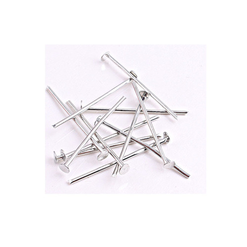 Flat-bottomed needle metal accessories 9-shaped needle T-shaped needle iron ring T-shaped needle DIY materials multi-specification jewelry accessories
