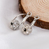 Crystal, one bead bracelet, earrings, Korean style, wholesale