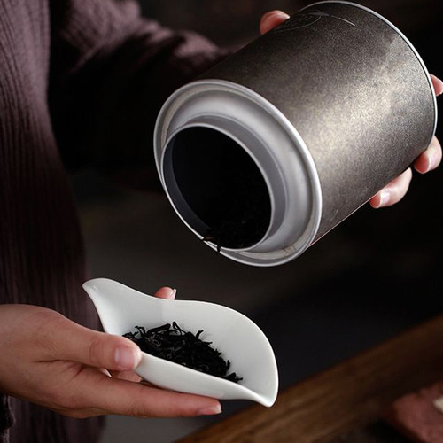 Handmade ceramic tea lotus small fresh tea solid color tea spoon special tea shovel Liuzijun tea ceremony accessories