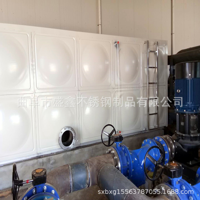 不锈钢水箱消防水箱 组合式方形水箱不锈钢 储水罐设备