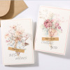 GZ Korean Creative Stationery Ning Ju Wanhua Cong Da Card Teacher's Day Parents' Day Wishes Birthday Dried Flower Card