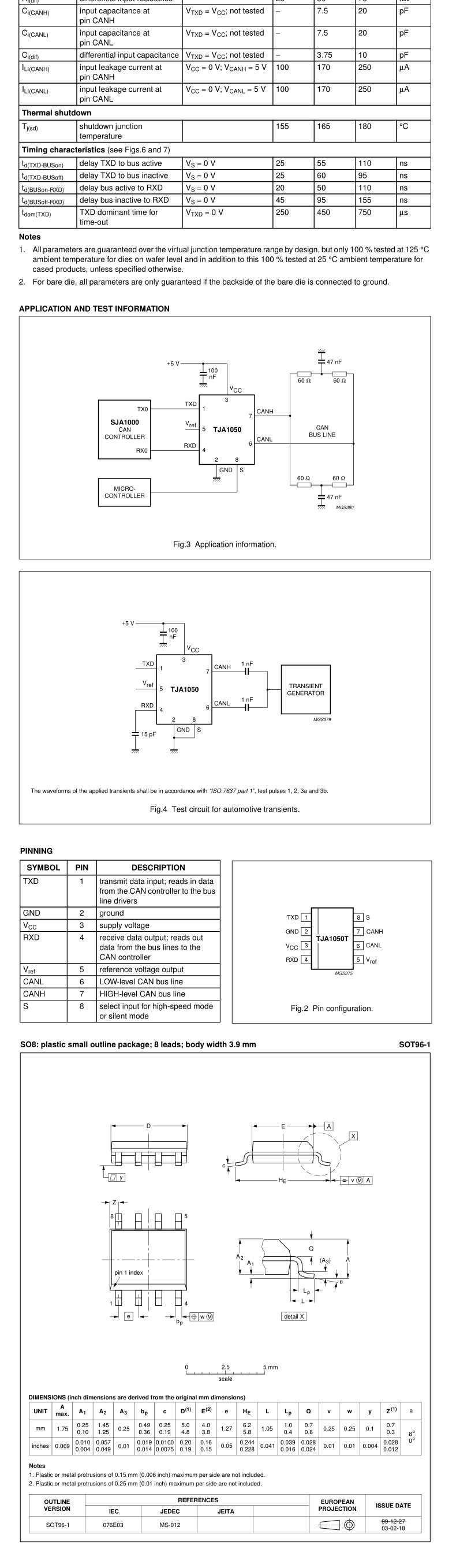 全新原装贴片TJA1050T/CM SOP-8丝印A1050/C CAN总线收发器芯片IC-阿里巴巴