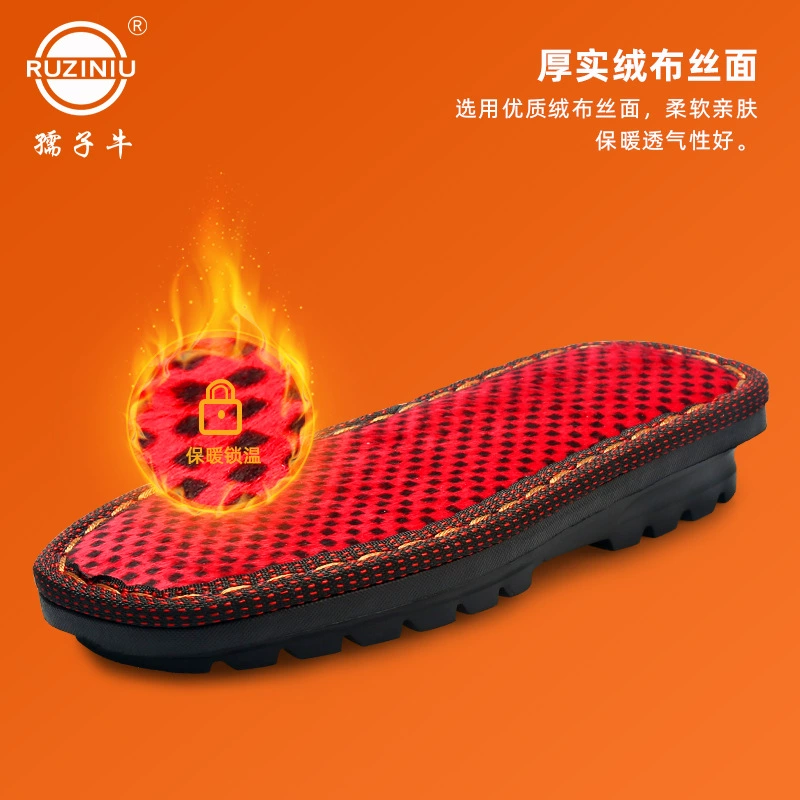 Новые шерстяные теплые хлопковые тапочки ручной работы из фабрики, детские нескользящие теплые подошвы из ЭВА