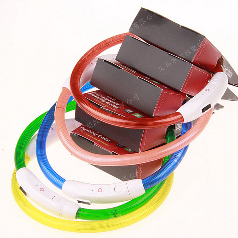 Glowing choker with usb charger