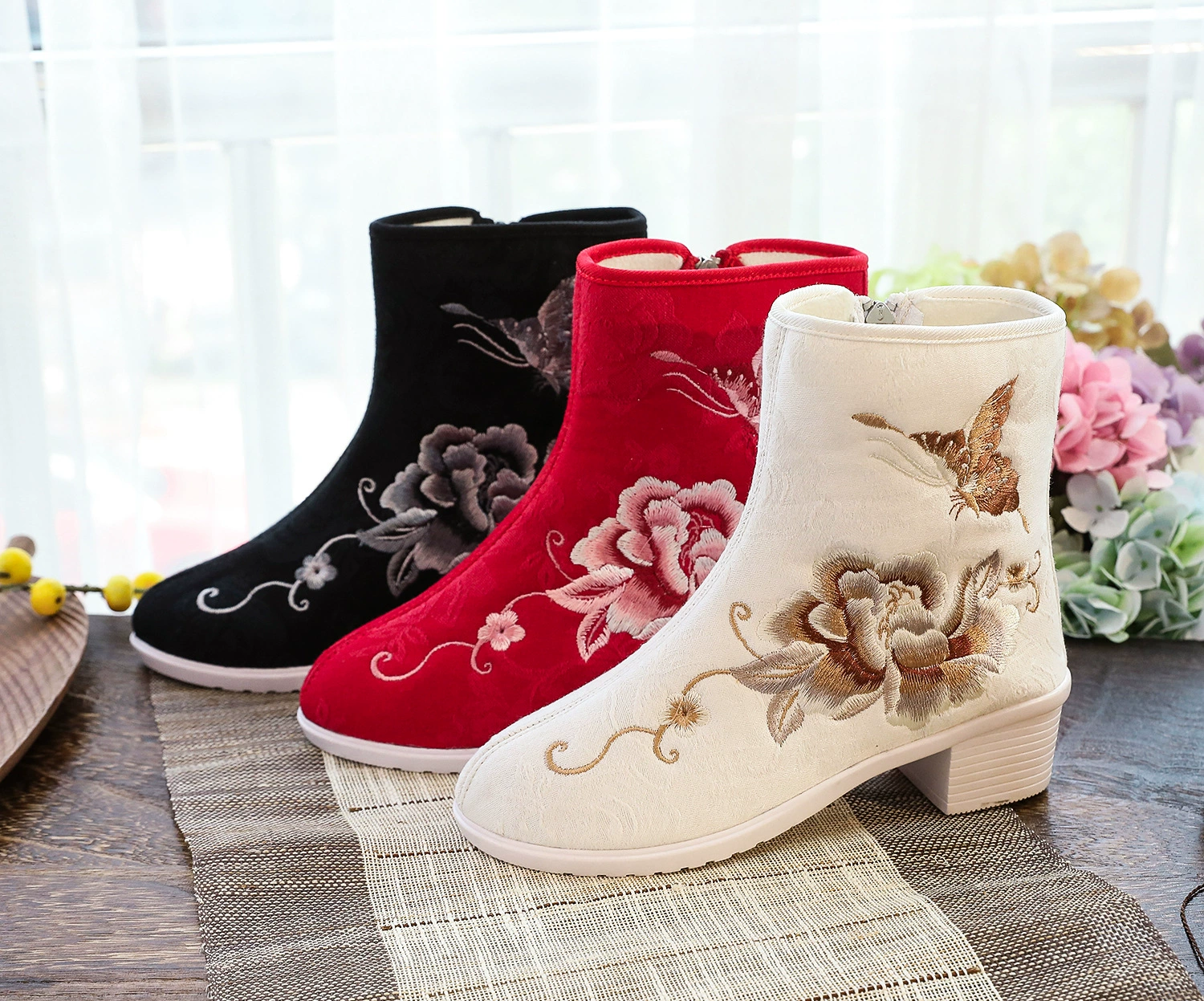 Ethnic boots, Hanfu, 2021 collection, autumn, Chinese style, ethnic style