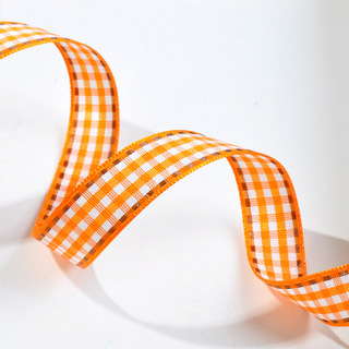 3,8 cm de colores a cuadros cinta DIY material hecho a mano accesorios para el cabello caja de regalo embalaje cinta a cuadros