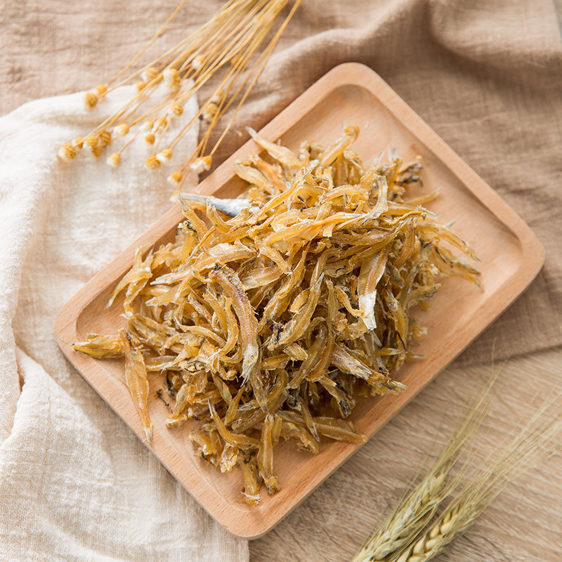 Pequeño pescado seco para gatos nerviosos, bocadillos para gatos, nutrición para mascotas, aumento de peso, barba para gatos congelados, comida para gatos, carne preservada 50g.