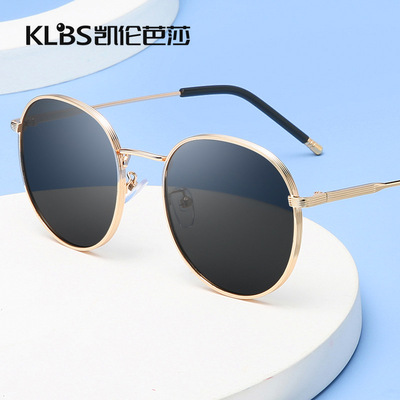 新款女士太阳镜复古偏光太阳眼镜女时尚防紫外线墨镜批发驾驶眼镜|ru