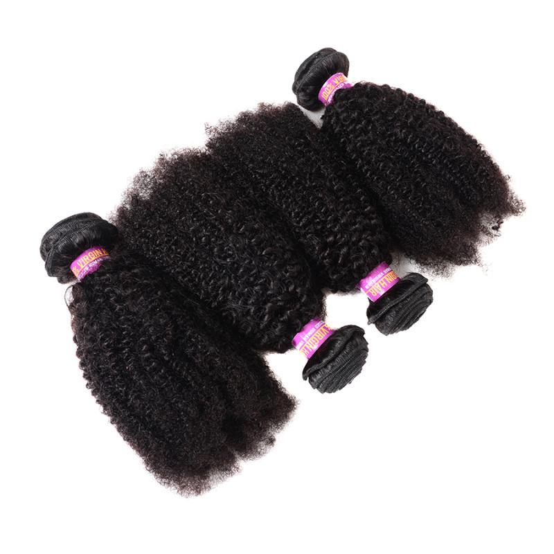 Brazilian Human Hair AFRO Kinky Curly Ha...