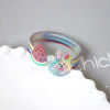 Children's acrylic cartoon accessory for princess, cute fashionable bracelet