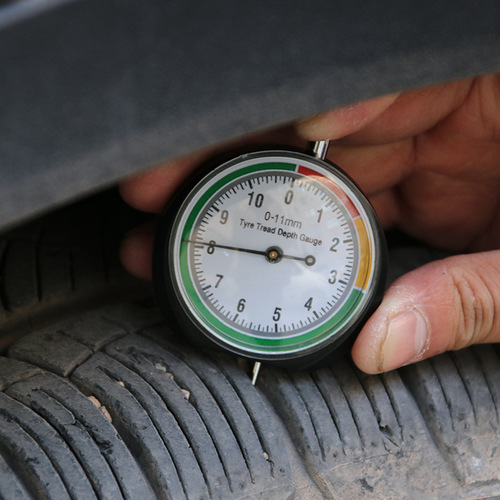 指针式胎纹尺检测轮胎胎纹深度尺计检测仪测量尺游标卡尺汽车用品