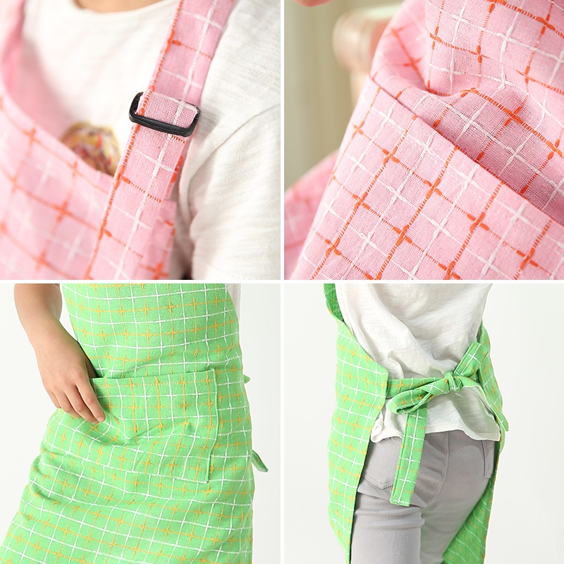 Delantal antiincrustante de dibujos animados para niños clase hecha a mano para hornear pintura graffiti jardín de infantes arte pintura comer Halter lindo