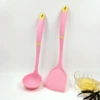 KT-185 two-piece spatula and spoon set-pink green
