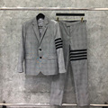 东莞品牌工厂直营 TB商务羊毛西装外套男士西服套装英伦风帅气