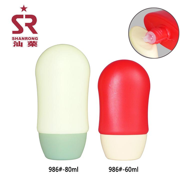 60ml 80ml护手霜瓶 倒立防晒霜瓶