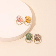 9g Weight Earrings Classification Wedding, Travel, Birthday, Festival Occasion Women'S Gender Gold, Silver Color Simple Love Star Retro Earrings Wholesale Nihaojewerly 1