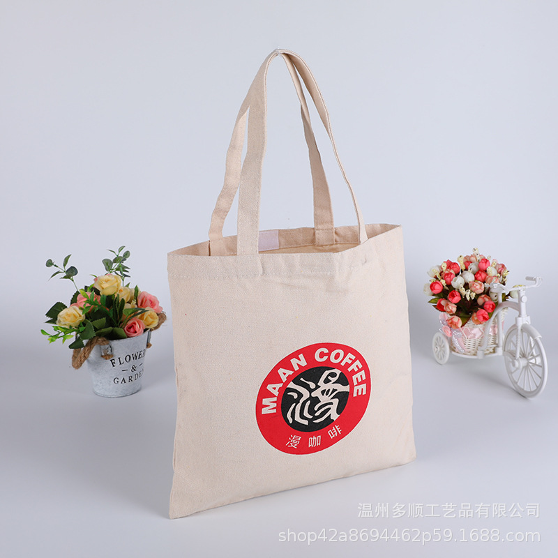 厂家直销帆布袋环保礼品购物袋定制卡通印花手提棉布袋定做logo