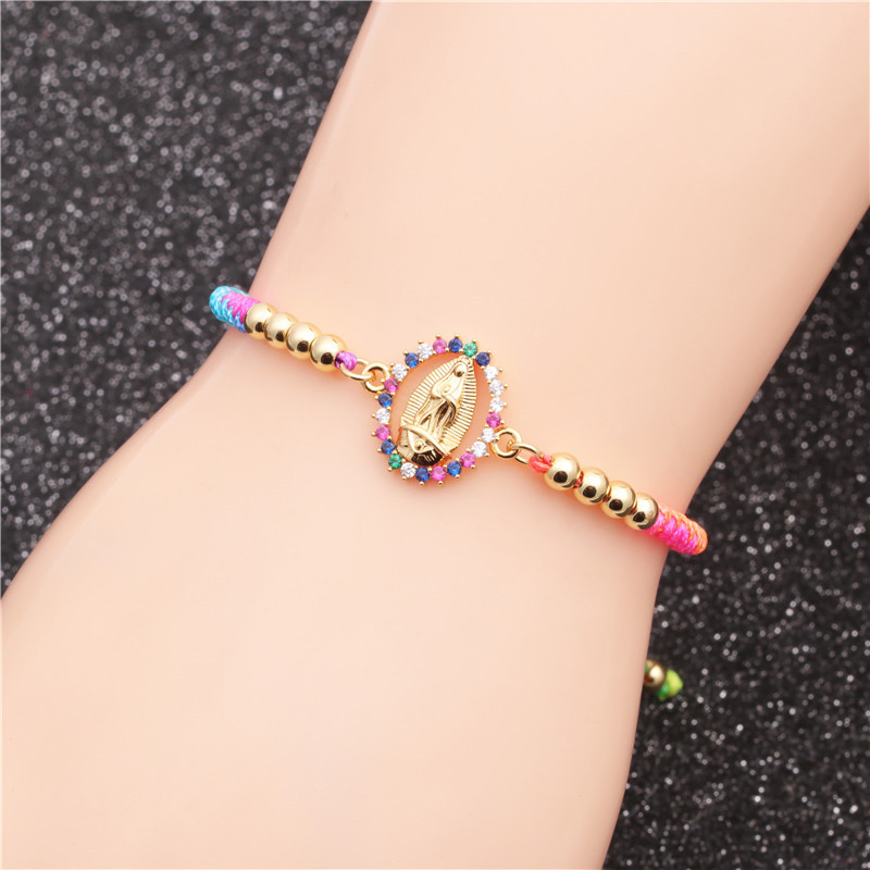 Brazilian style copper micro-set zircon adjustable bracelet Valentineu0027s Day gift wholesale nihao