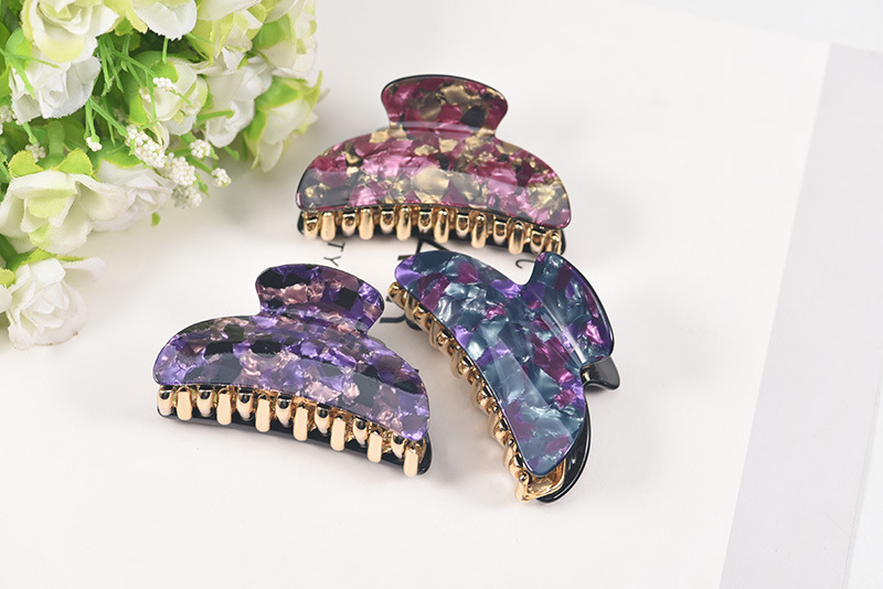 Women's Simple Style Floral Arylic Plating Hair Claws display picture 2