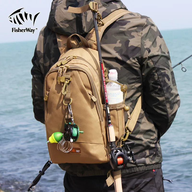 Рюкзак для рыбалки/ Backpack, универсальная поясная сумка для путешествий, водонепроницаемая грудная сумка, ремень/ремень сумки