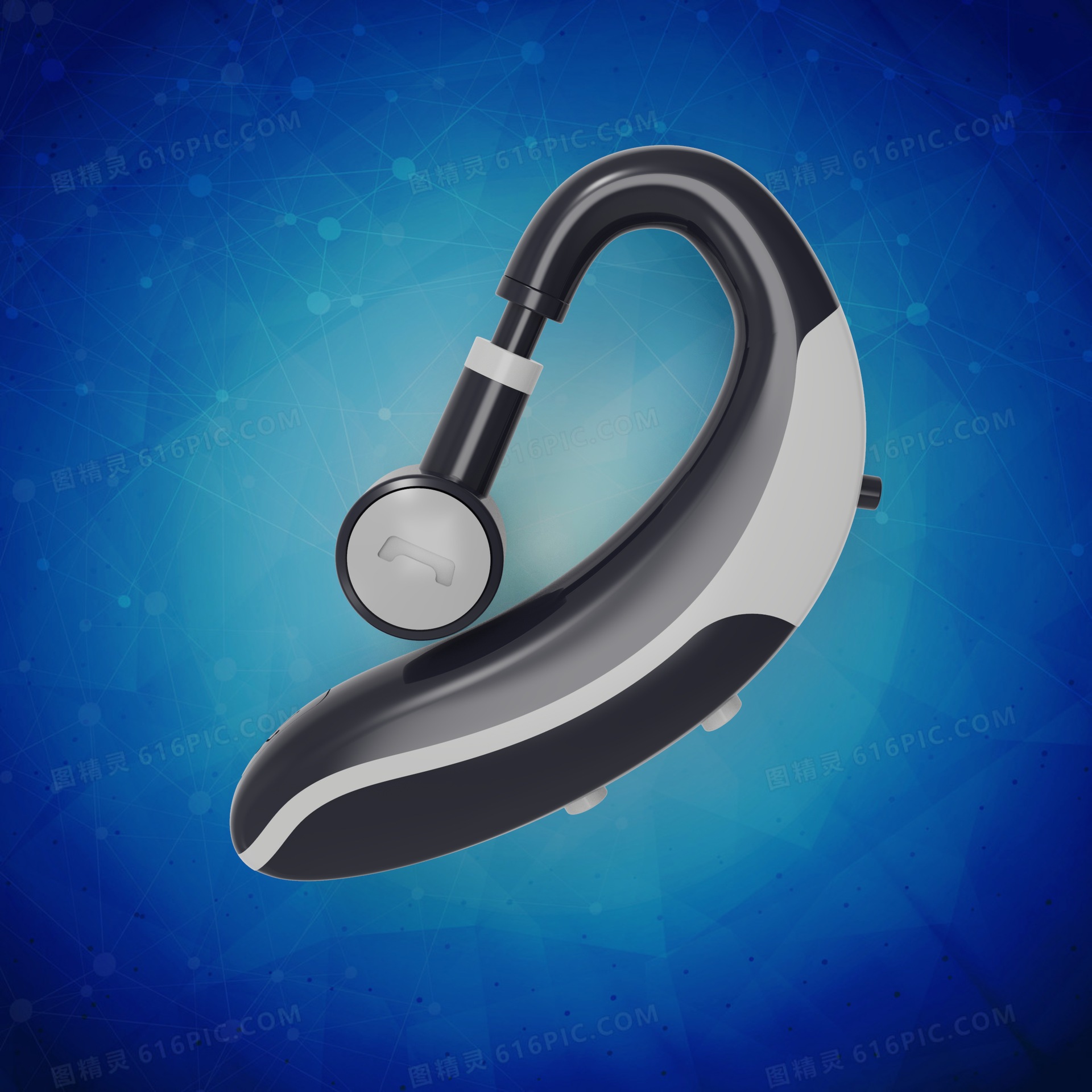 厂家直销 优创美V6超长待机挂耳式商务运动无线单耳蓝牙耳机